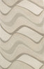 KAS Eternity 1085 Ivory Waves Hand Tufted Area Rug