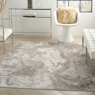 Nourison Elation ETN02 Ivory Grey Area Rug