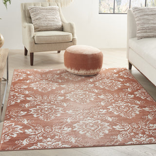 Nourison Elation ETN03 Brick Ivory Area Rug