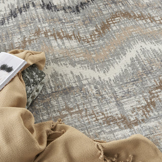 Nourison Elation ETN04 Grey Ivory Area Rug