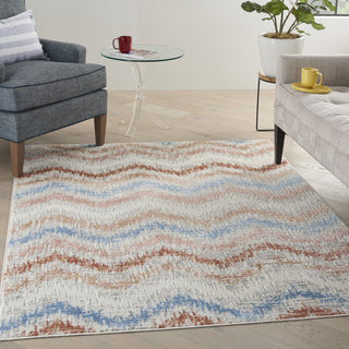 Nourison Elation ETN04 Ivory Multicolor Area Rug