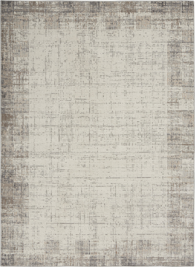 Nourison Elation ETN05 Ivory Grey Area Rug