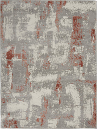 Nourison Elation ETN06 Grey Brick Area Rug