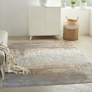 Nourison Elation ETN07 Grey Ivory Area Rug