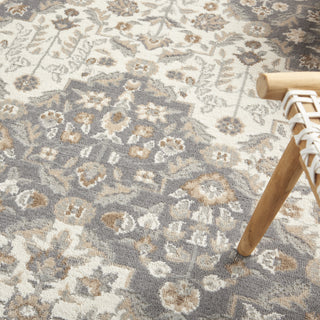 Nourison Elation ETN08 Ivory Grey Area Rug