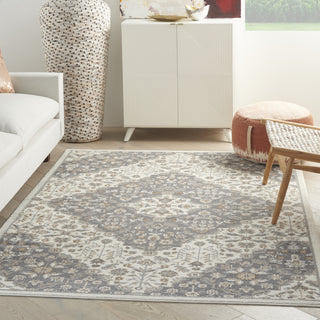 Nourison Elation ETN08 Ivory Grey Area Rug