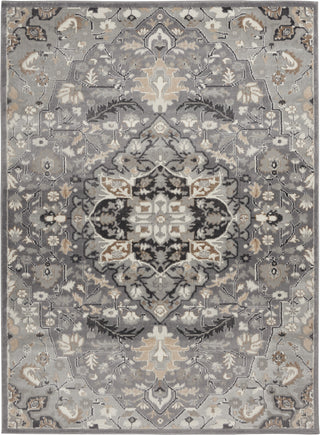 Nourison Elation ETN09 Grey Area Rug