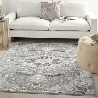 Nourison Elation ETN09 Grey Area Rug