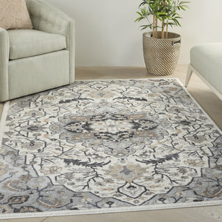 Nourison Elation ETN09 Ivory Grey Area Rug