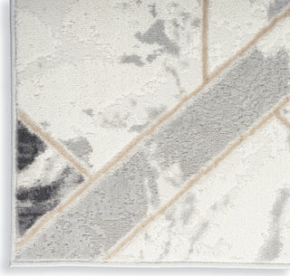 Nourison Elation ETN11 Ivory/Grey Area Rug Room Image