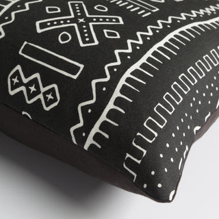 Artistic Weavers Ethiopia Nigeria Onyx Black/Ivory Detail