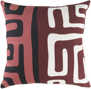 Artistic Weavers Ethiopia Morocco Burgundy/Black/Ivory main image