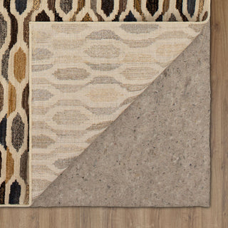 Karastan Elements Etro Beige Area Rug Back Image