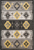 Surya Rafetus ETS-2330 Butter Medium Gray Black Charcoal White Area Rug Mirror main image