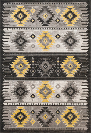 Surya Rafetus ETS-2330 Butter Medium Gray Black Charcoal White Area Rug Mirror main image