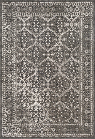 Surya Rafetus ETS-2331 Charcoal Black Medium Gray White Area Rug Mirror main image