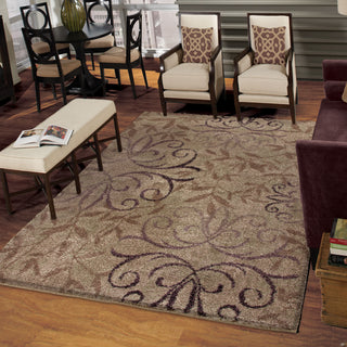 Orian Rugs Euphoria Dakota Beige Area Rug Room Scene Feature