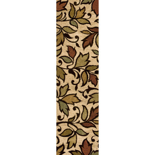 Orian Rugs Euphoria Vine Beige Area Rug Runner