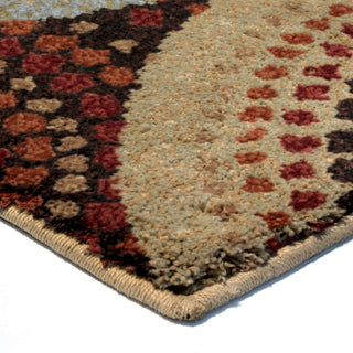 Orian Rugs Euphoria Lever Multi Area Rug Corner Shot