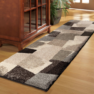 Orian Rugs Euphoria Ralston Gray Area Rug Room Scene Runner