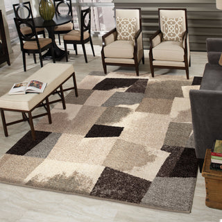 Orian Rugs Euphoria Ralston Gray Area Rug Room Scene