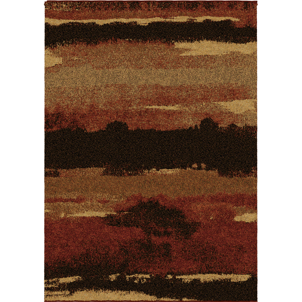 Orian Rugs Euphoria Cabell Red Area Rug main image