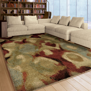 Orian Rugs Euphoria Dewy Scene Multi Area Rug Room Scene Feature