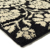 Orian Rugs Euphoria Diamond Scroll Black Area Rug Corner Shot