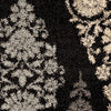 Orian Rugs Euphoria Diamond Scroll Black Area Rug Swatch