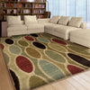 Orian Rugs Euphoria Oval Train Multi Area Rug Room Scene Feature