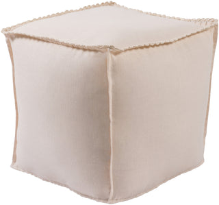 Surya Evelyn EVPF-005 Pouf 18 X 18 X 18 Cube