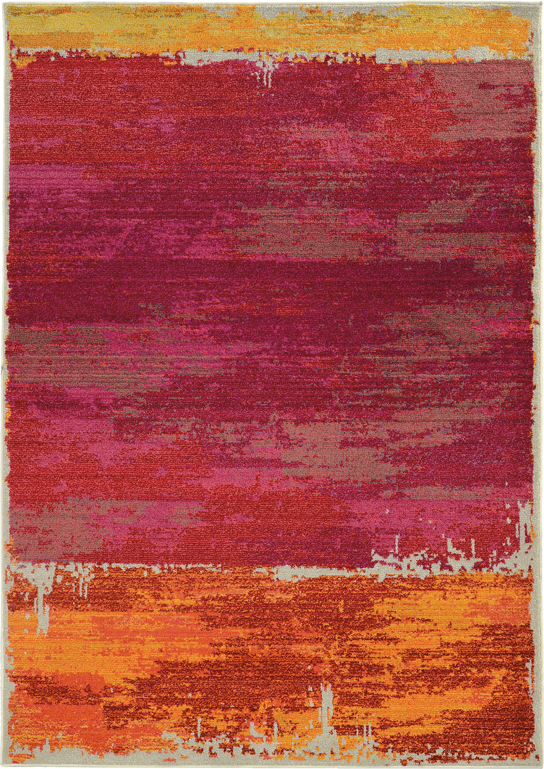 Pantone Universe Expressions 5501R Pink/Orange Area Rug main image