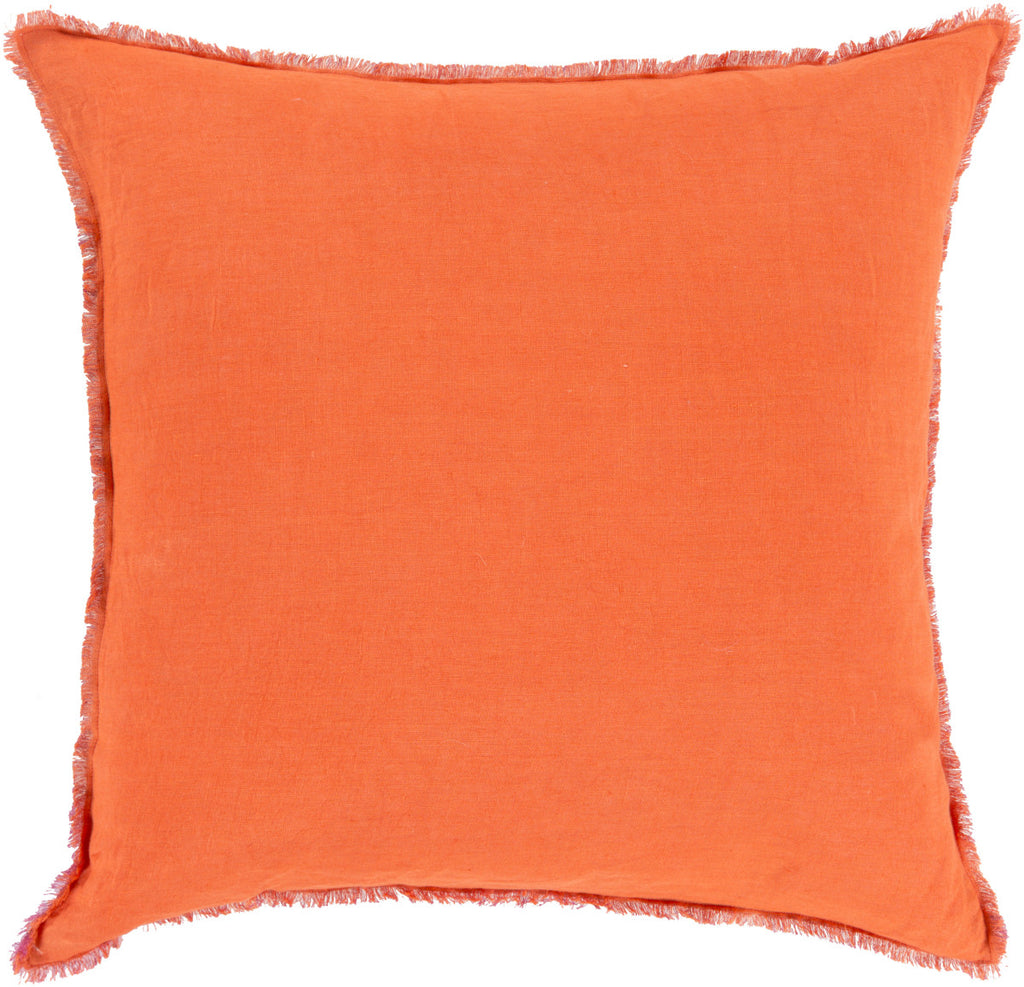 Surya Eyelash Simply Linen EYL-002 Pillow 18 X 18 X 4 Poly filled