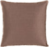 Surya Eyelash Simply Linen EYL-007 Pillow 18 X 18 X 4 Poly filled