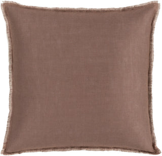 Surya Eyelash Simply Linen EYL-007 Pillow 18 X 18 X 4 Down filled