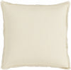 Surya Eyelash Simply Linen EYL-009 Pillow 18 X 18 X 4 Down filled