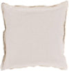 Surya Eyelash Simply Linen EYL-009 Pillow 22 X 22 X 5 Poly filled