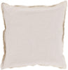 Surya Eyelash Simply Linen EYL-009 Pillow 22 X 22 X 5 Down filled