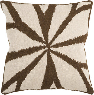 Surya Fallow Lush Leaf FA-011 Pillow 18 X 18 X 4 Down filled