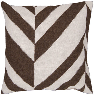 Surya Fallon Slanted Stripe FA-032 Pillow 22 X 22 X 5 Down filled