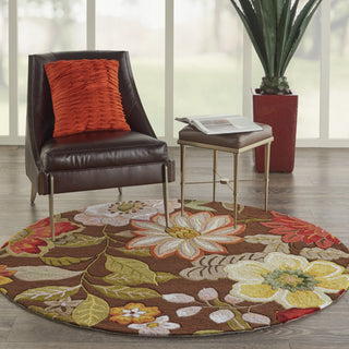 Nourison Fantasy FA18 Chocolate Area Rug