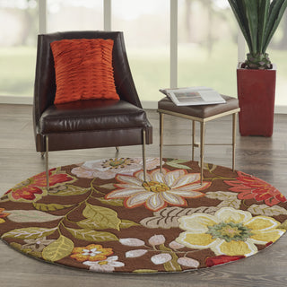 Nourison Fantasy FA18 Chocolate Area Rug