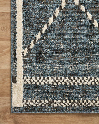 Loloi II Fabian FAB-01 Denim/Charcoal Area Rug Corner Image