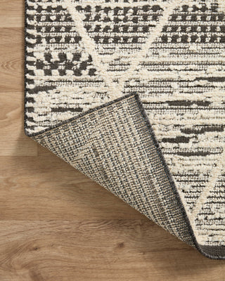 Loloi II Fabian FAB-03 Charcoal/Ivory Area Rug Backing Image