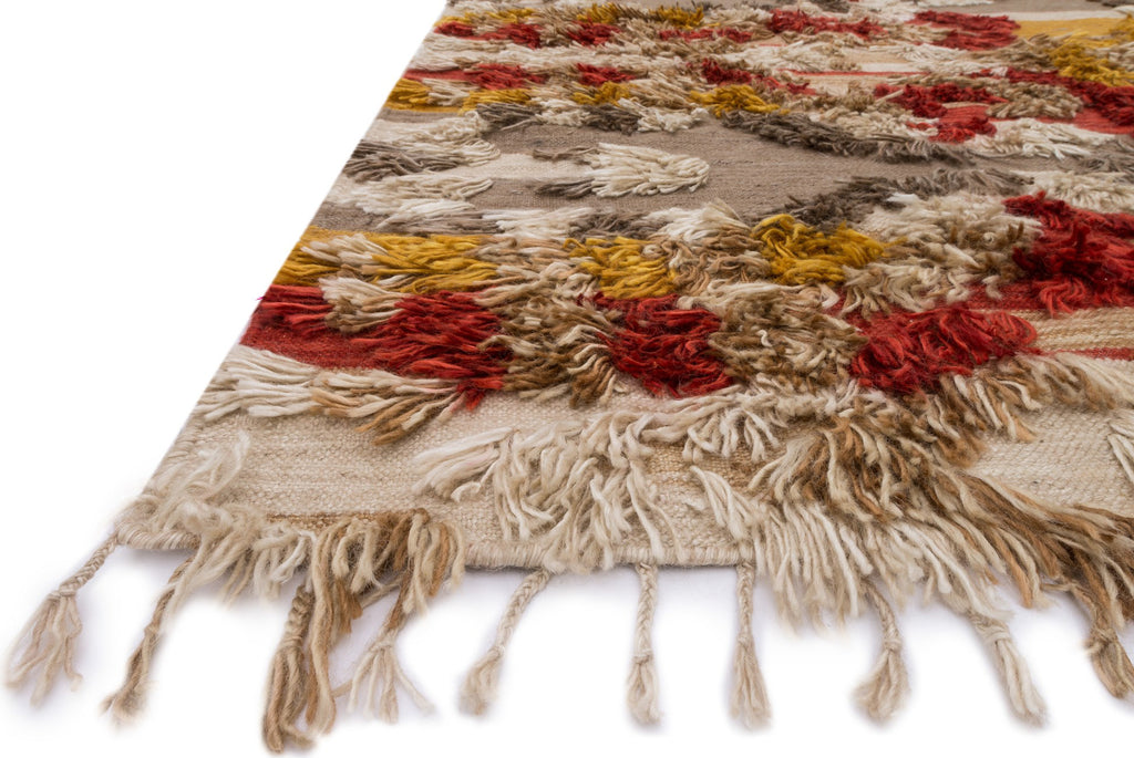 Loloi Fable FD-02 Camel / Sunset Area Rug by Justina Blakeney  Feature
