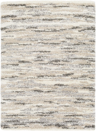 Surya Fanfare FAF-1003 Grey/White Area Rug 5' X 7'6''