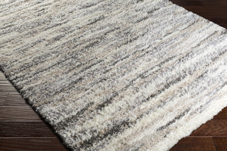 Surya Fanfare FAF-1003 Grey/White Area Rug Closeup