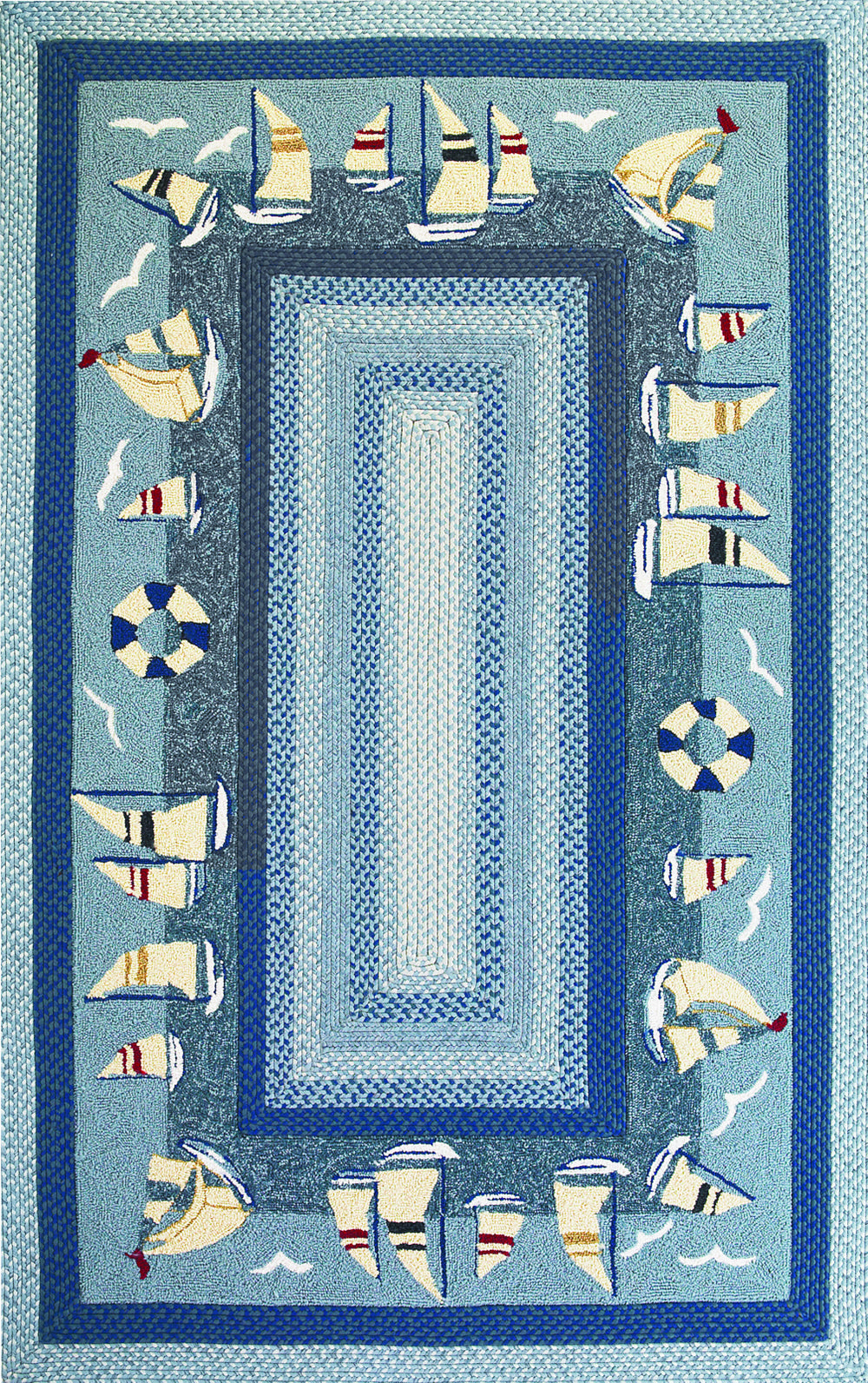 KAS Fairfax 5510 Sailboats Area Rug