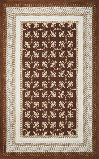 KAS Fairfax 5518 Mocha Tiles Area Rug main image