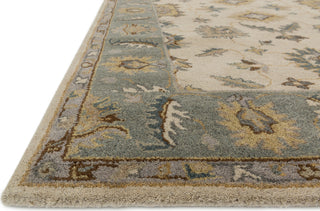 Loloi Fairfield HFF05 Beige / Slate Area Rug Corner Shot